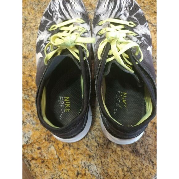 Nike Free 5.0 TR Fit 5 Womens Training Shoes Black/Volt 704695-014 Size US 8 - Picture 7 of 11